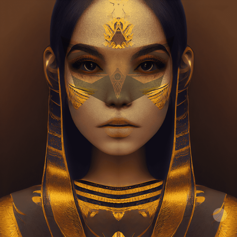 Egyptian woman #8 static token preview