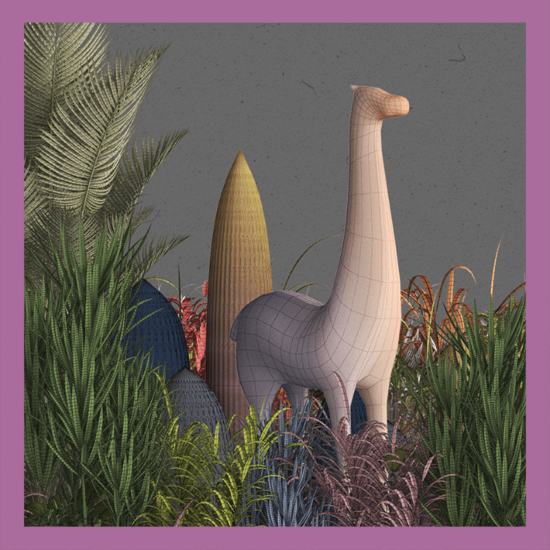 3dart #Surreal_forest #11 static token preview
