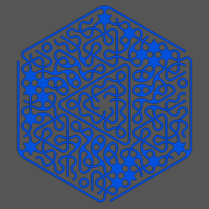 Threefold Symmetry - Dark Variations #199 static token preview