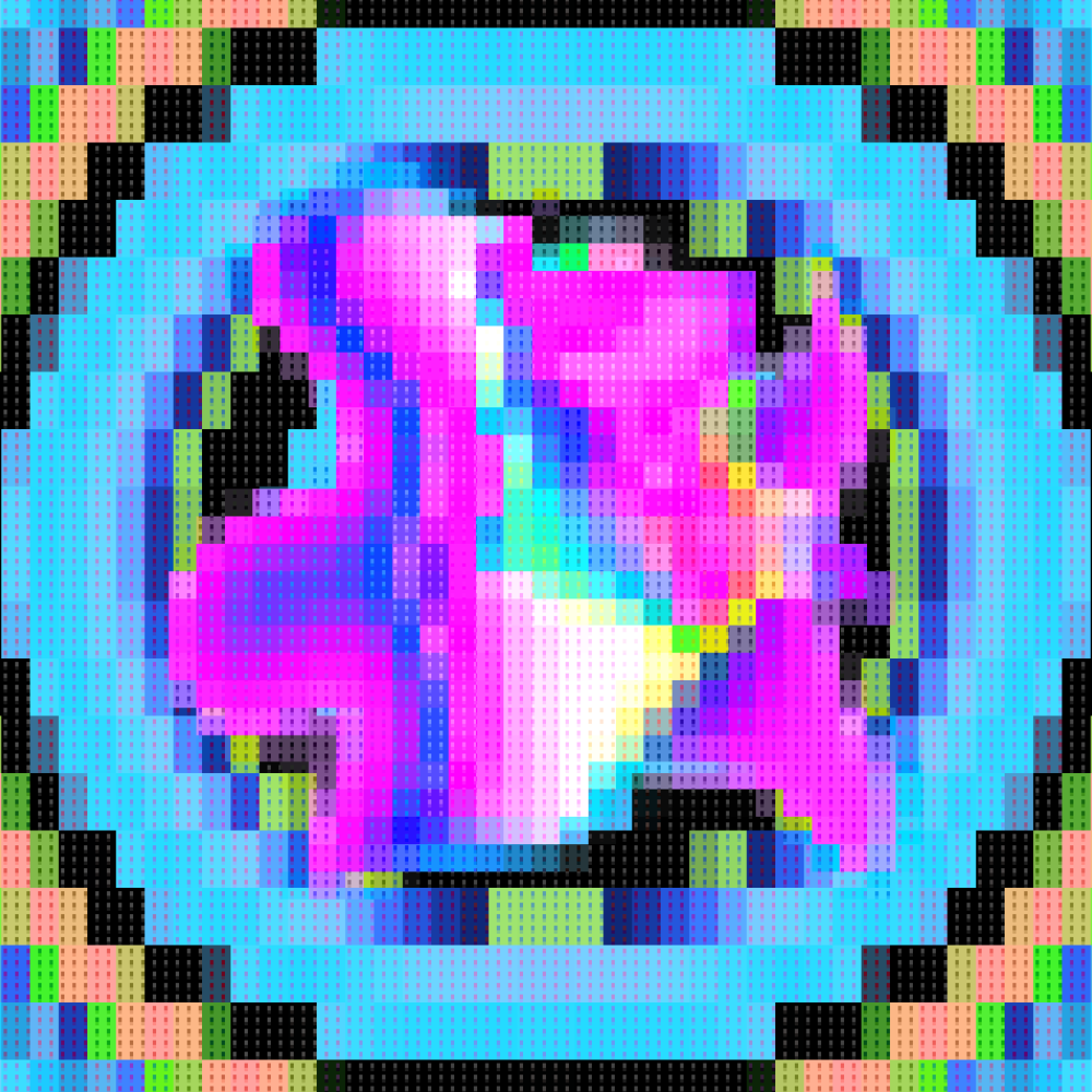Pixelated Utopian Entity #6 static token preview