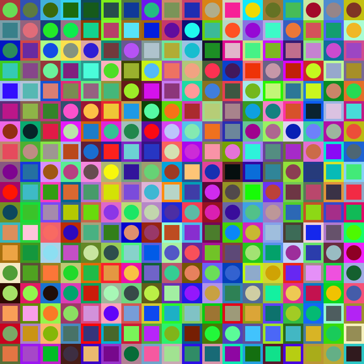 Square Dot Composition #339 static token preview