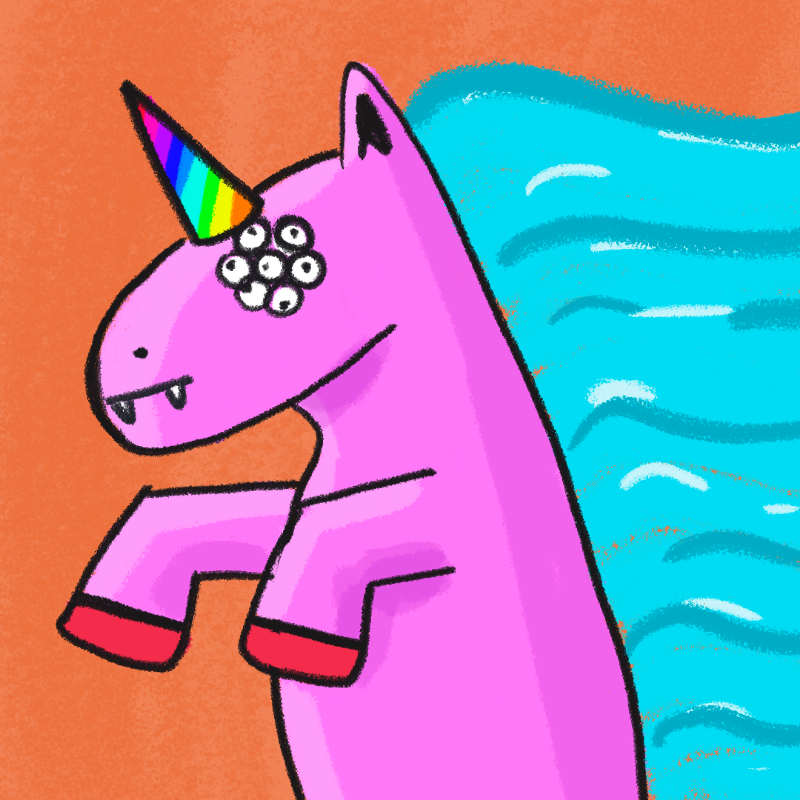 Peculiar unicornos #153 static token preview