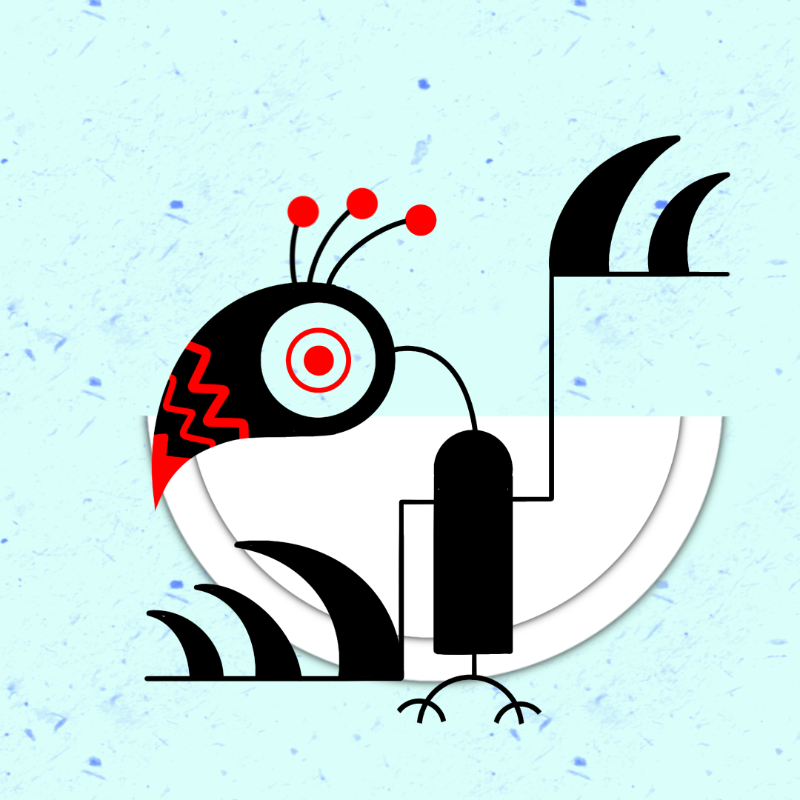Mini Birds #6 static token preview