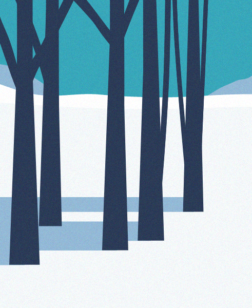 Minimal Snow Landscape #10 static token preview