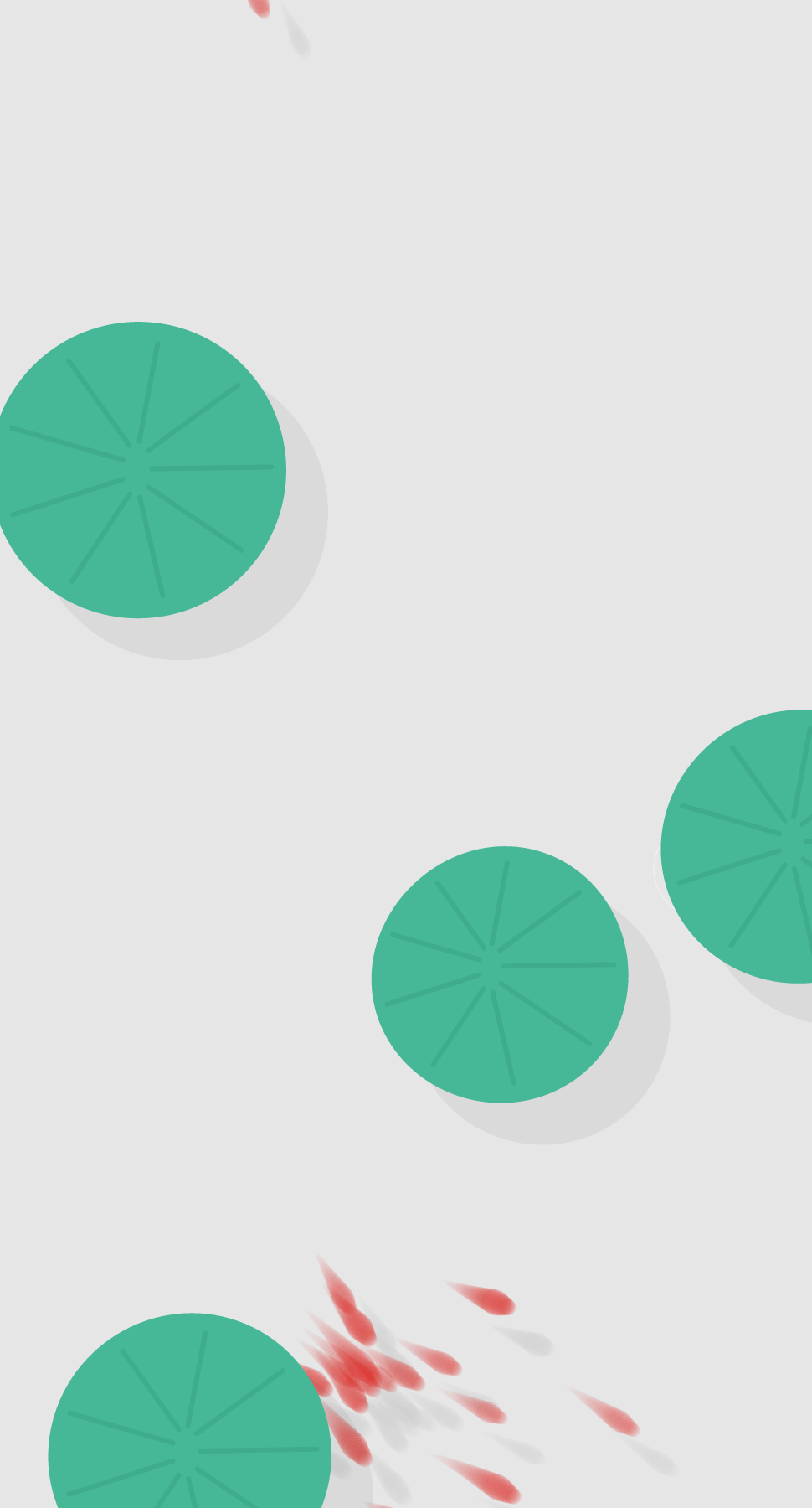 Fish playing among lotus leaves #3 static token preview