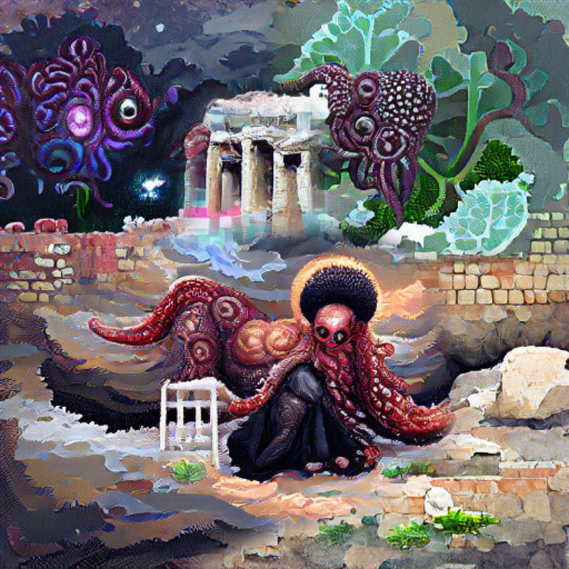 Octopus's Gardens and Ruins #15 static token preview