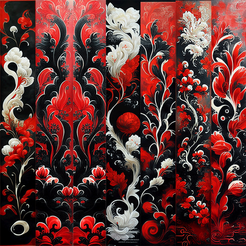 AI Chinese Flowers #3 static token preview