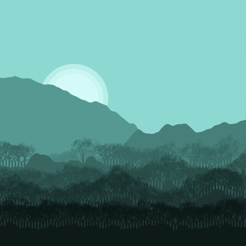 Generative Mountains #7 static token preview
