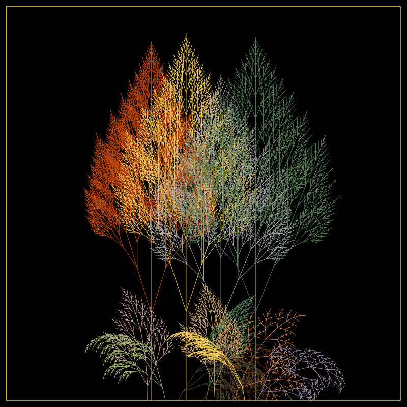 Fractal Forest #12 static token preview