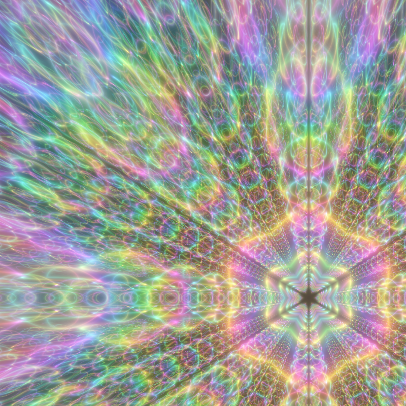 Fluorescent Hexagram #11 static token preview