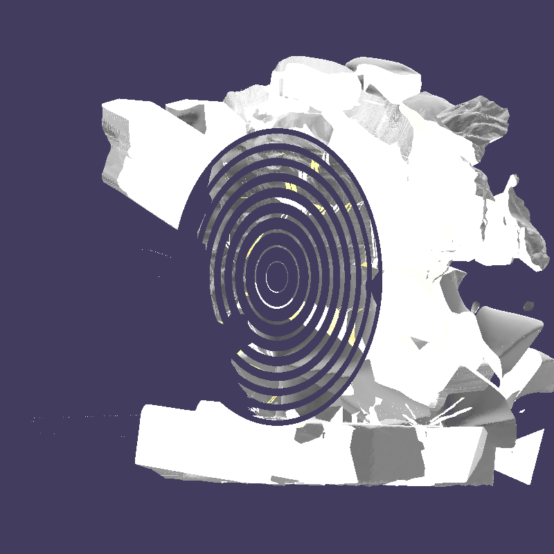 Exploding headz #13 static token preview