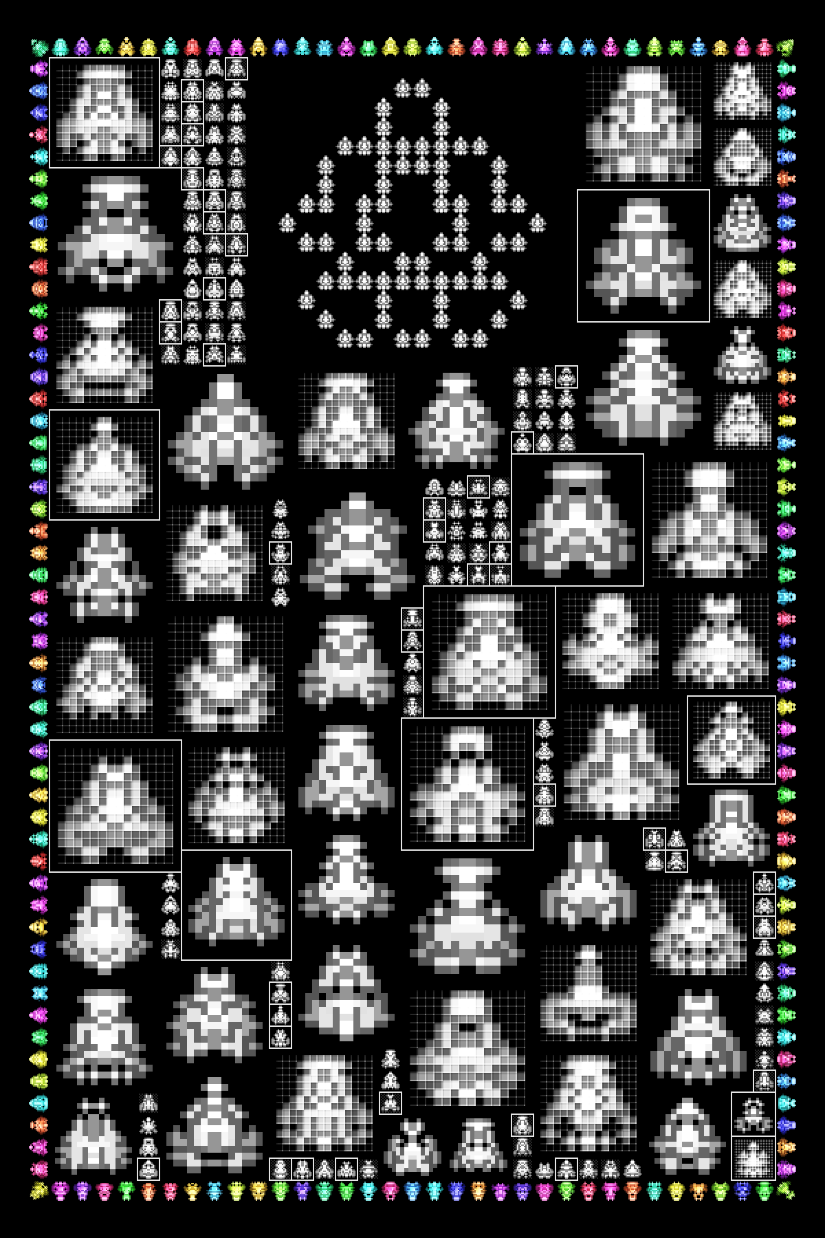 Pixel Spaceships #8 static token preview