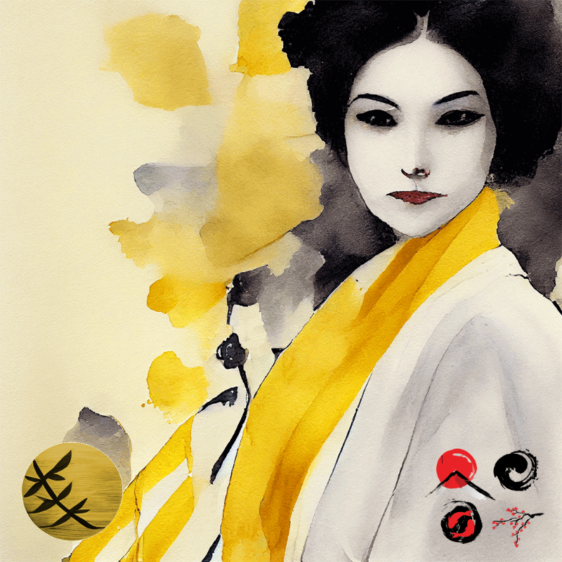 Yellow Geisha #9 static token preview