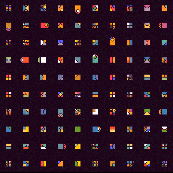 Mosaic Blocks #3 static token preview