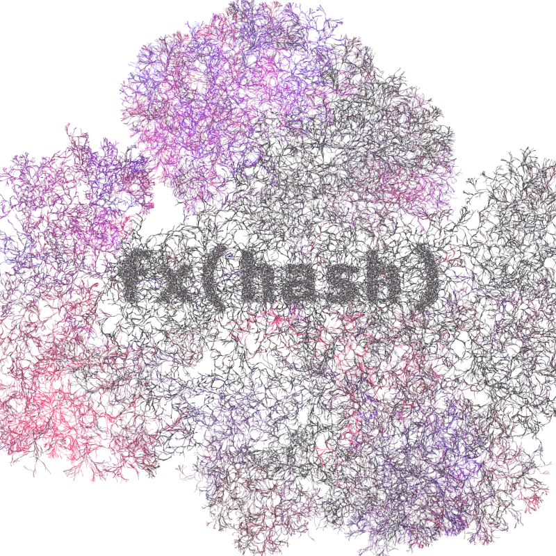 FXHASH Logo with Features #506 static token preview