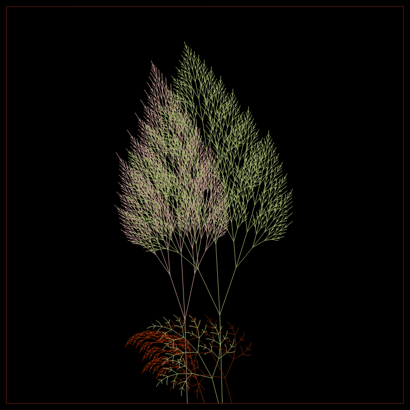 Fractal Forest #17 static token preview