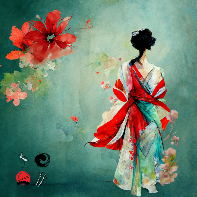 The dancing geisha #24 static token preview