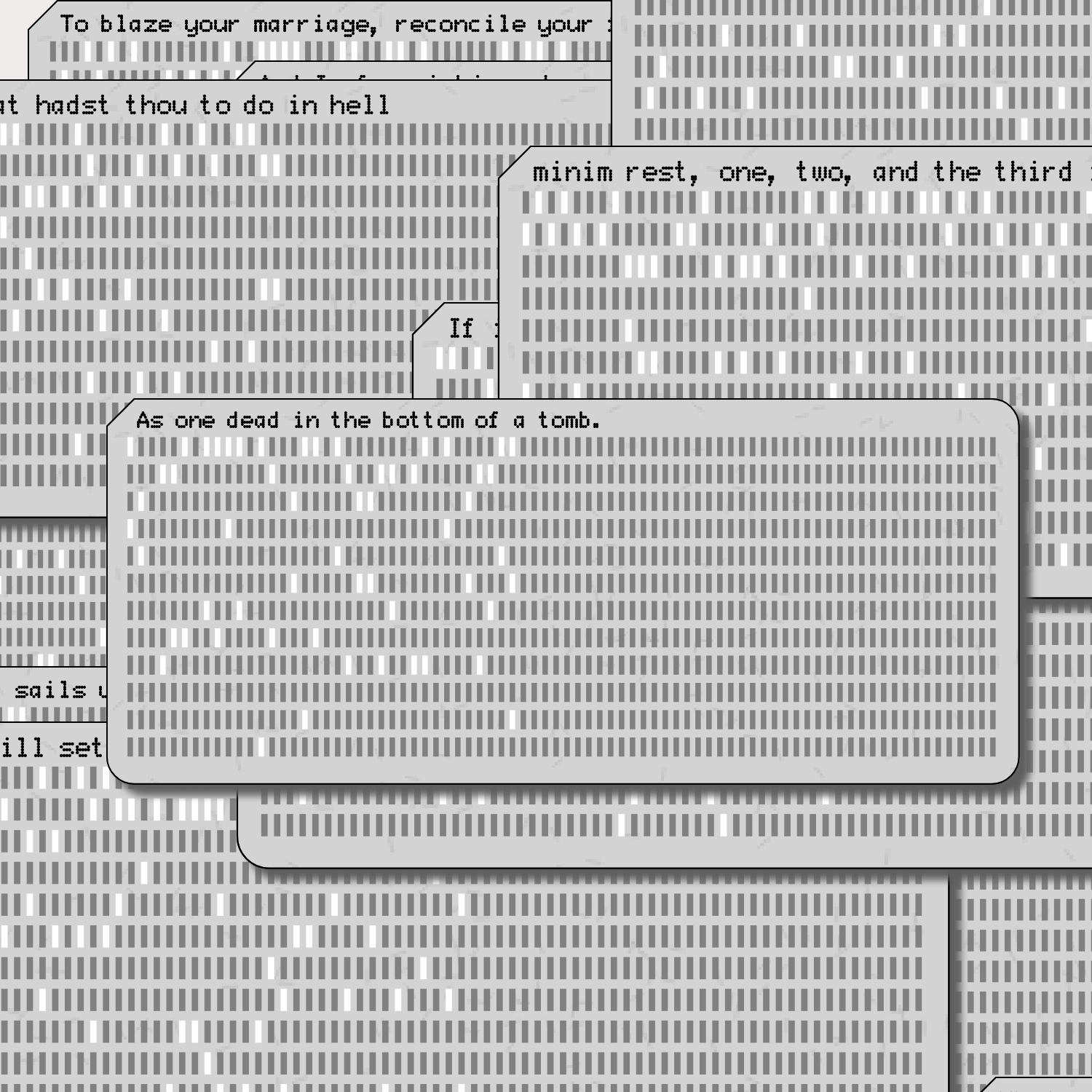 Romeo and Juliet on Punched Cards (Free) #4 static token preview