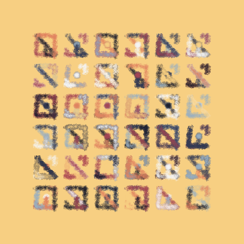 Calligraphic #18 static token preview