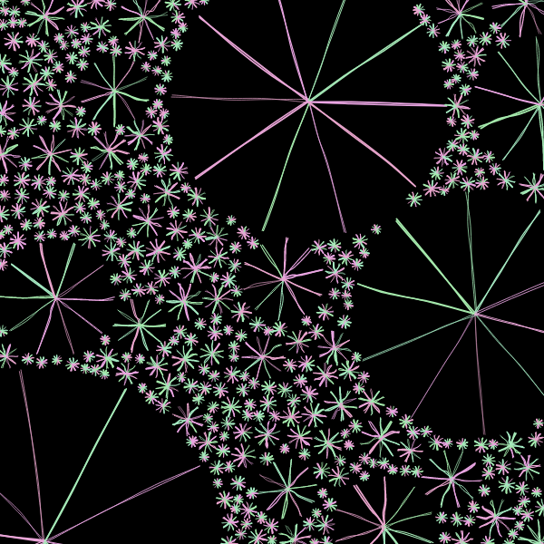 Vivid snowflakes #7 static token preview