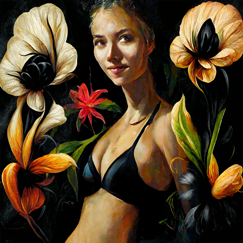 Girl and Flower #2 #11 static token preview