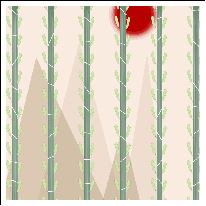 Bamboo in Wind #7 static token preview