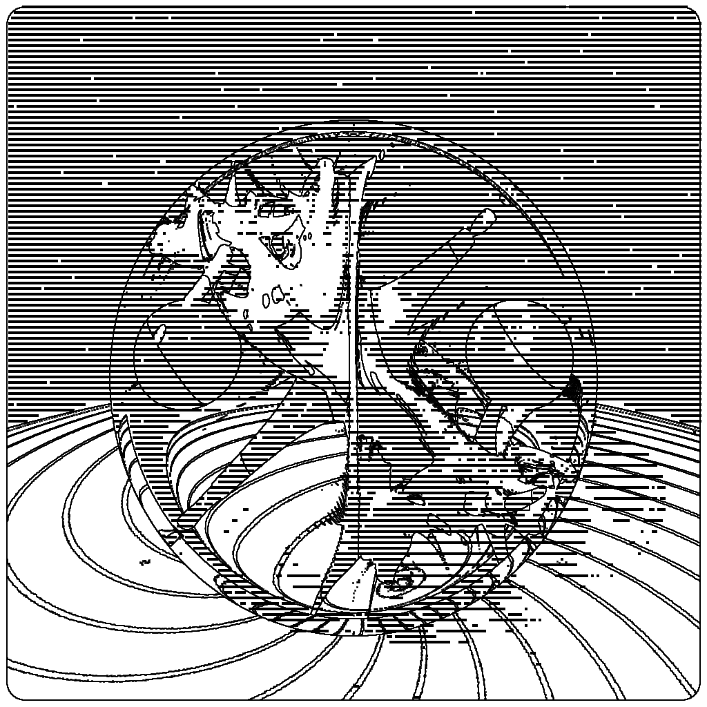 LL21 Mac Plus Fractal-in-a-Globe #19 static token preview