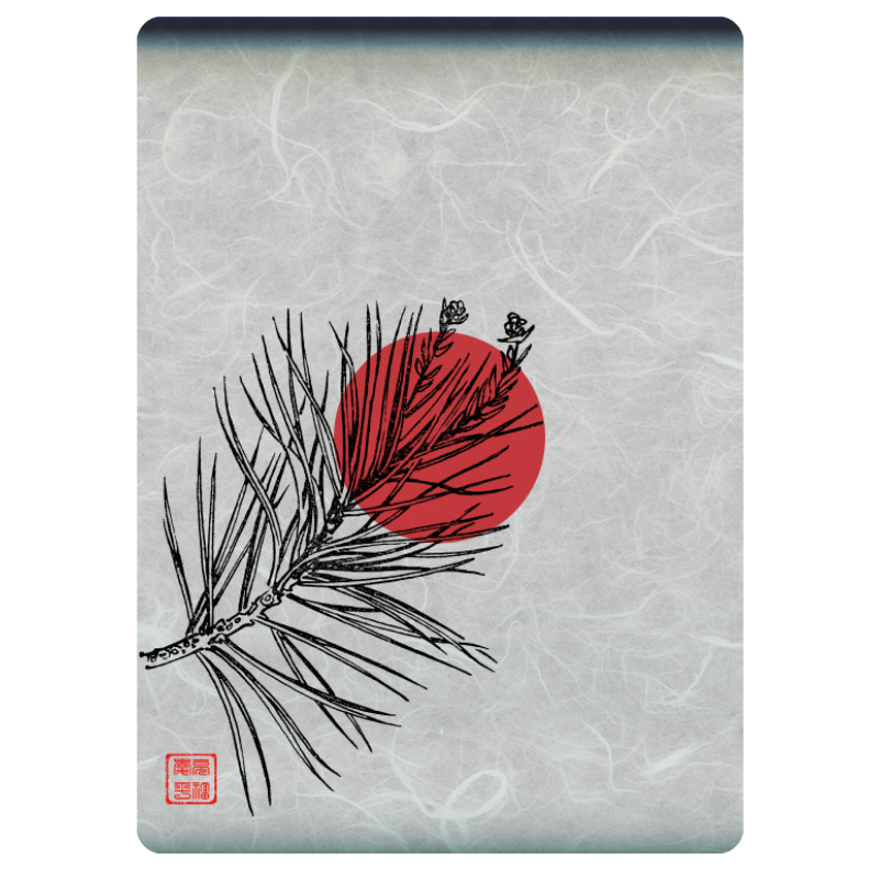 Zen flower card #24 static token preview