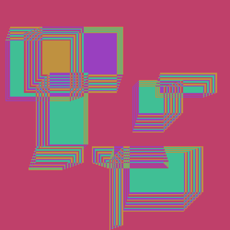 Superimposed Rectangles #15 static token preview