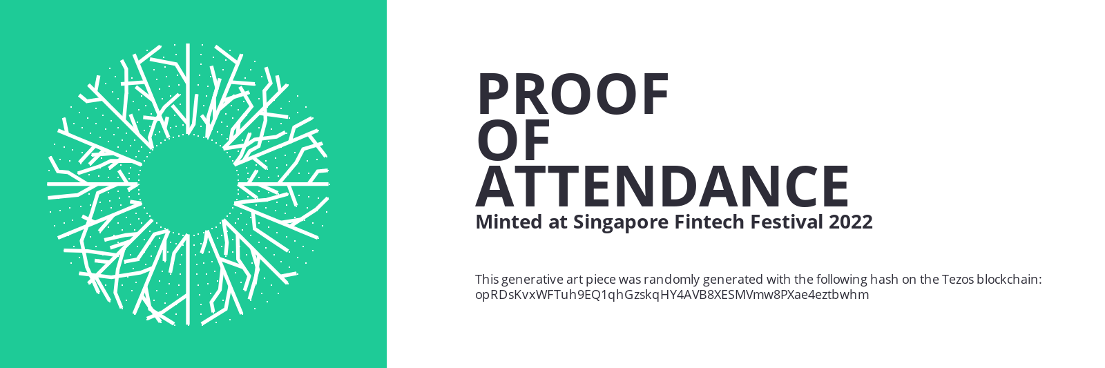 SFF2022 Proof of Attendance Token #1385 static token preview