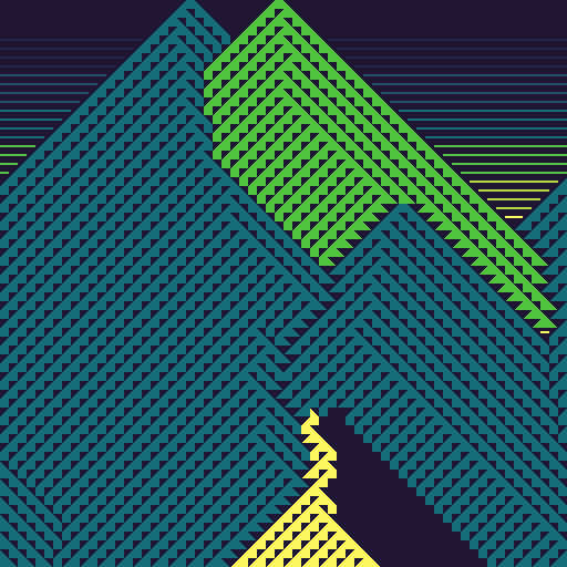 Cellular Mountains #2 static token preview