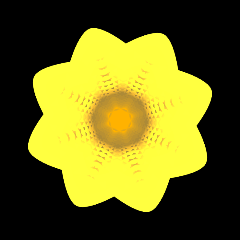 Geometric Flower #3 static token preview
