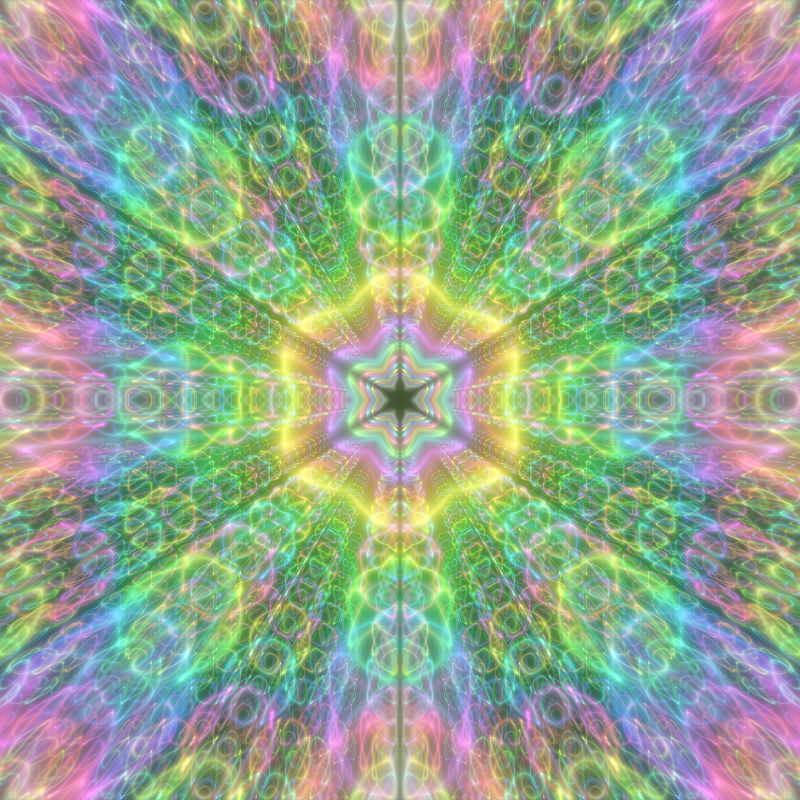 Fluorescent Hexagram #19 static token preview