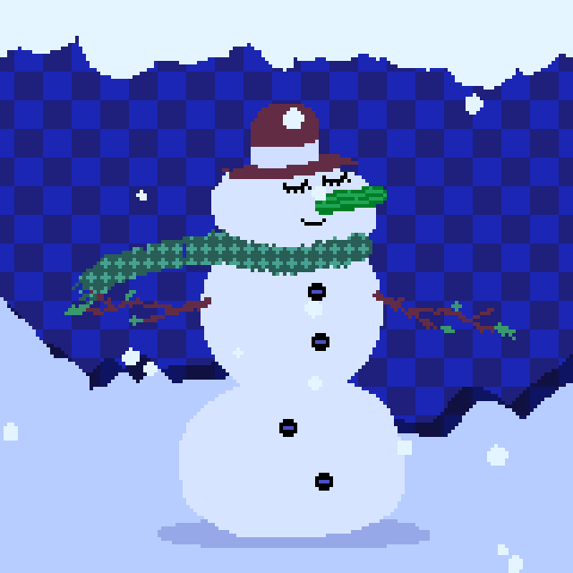Freaky Snowman #17 static token preview