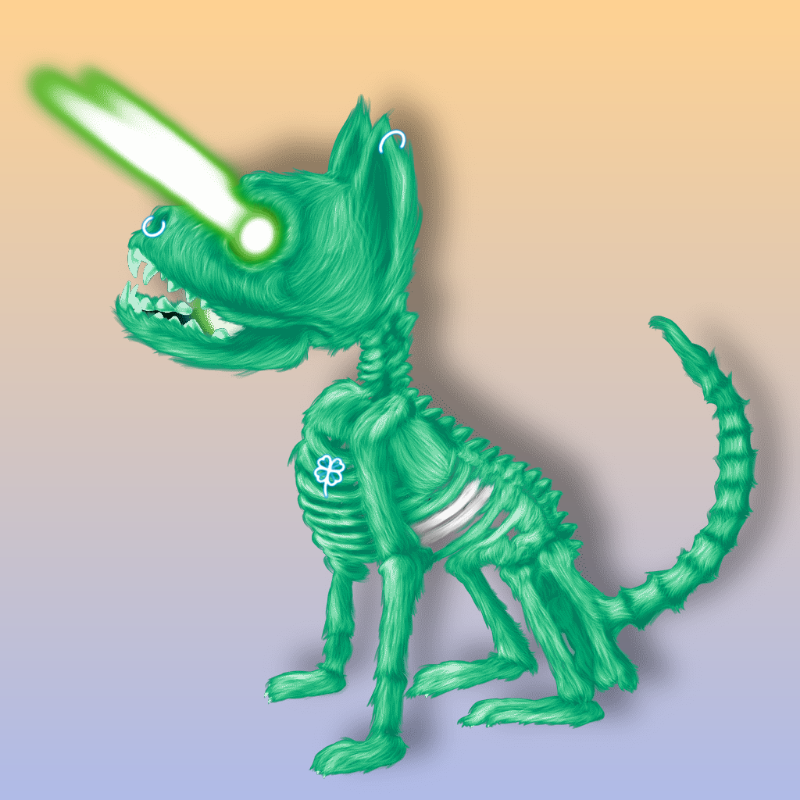 SkeleCats #12 static token preview