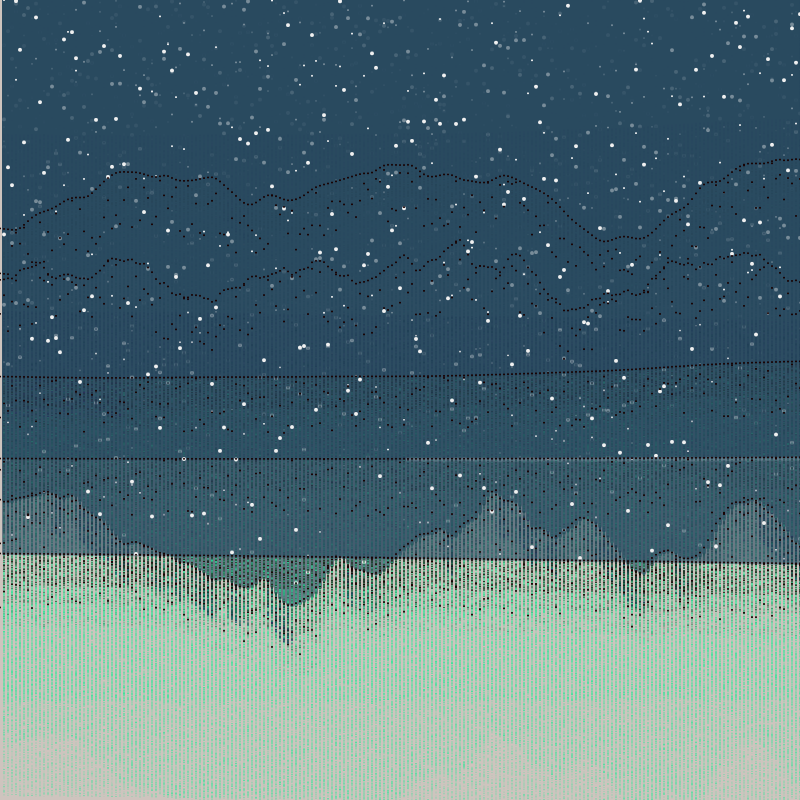 Glitched Mountains GT #226 static token preview