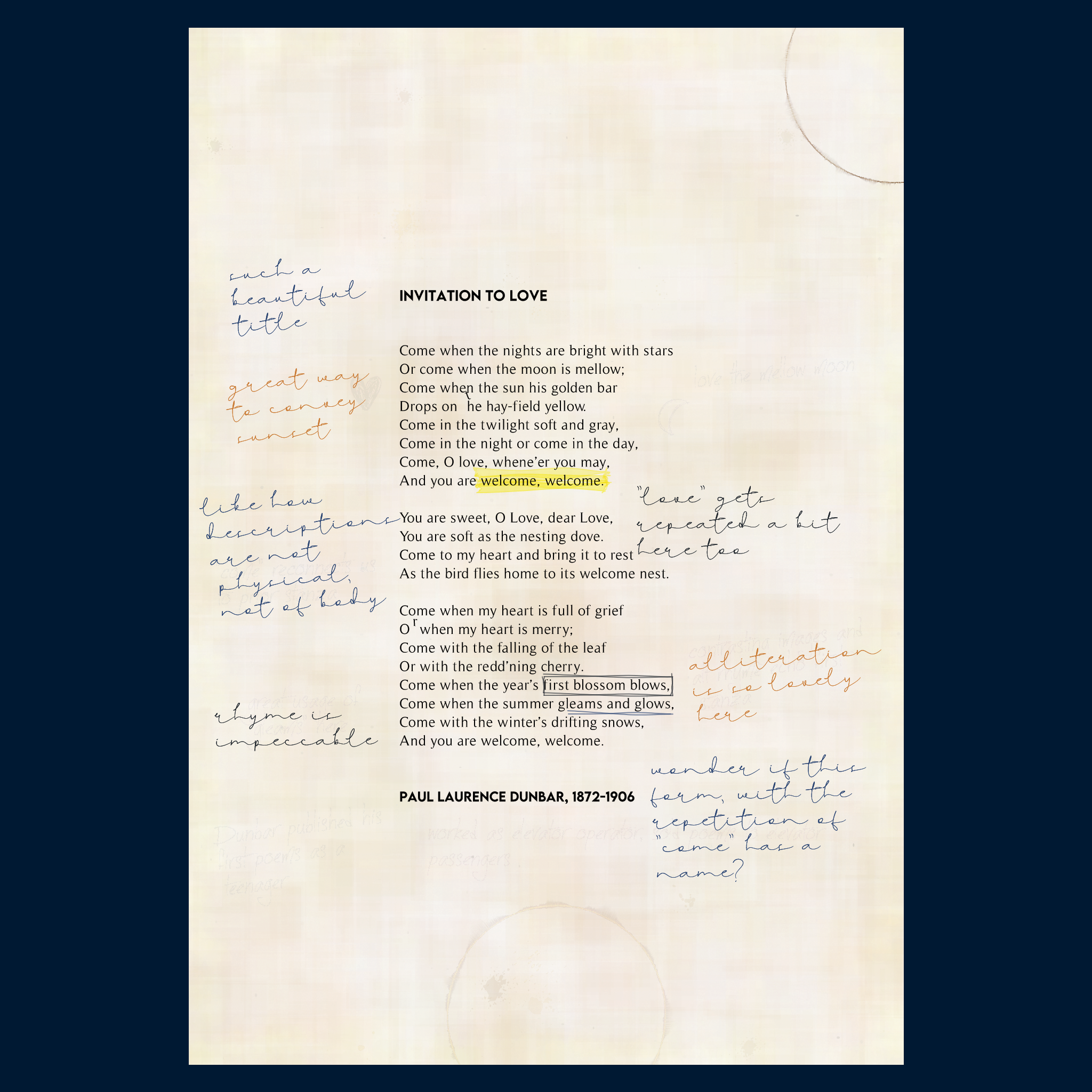 Poems in the Public Domain #10 static token preview
