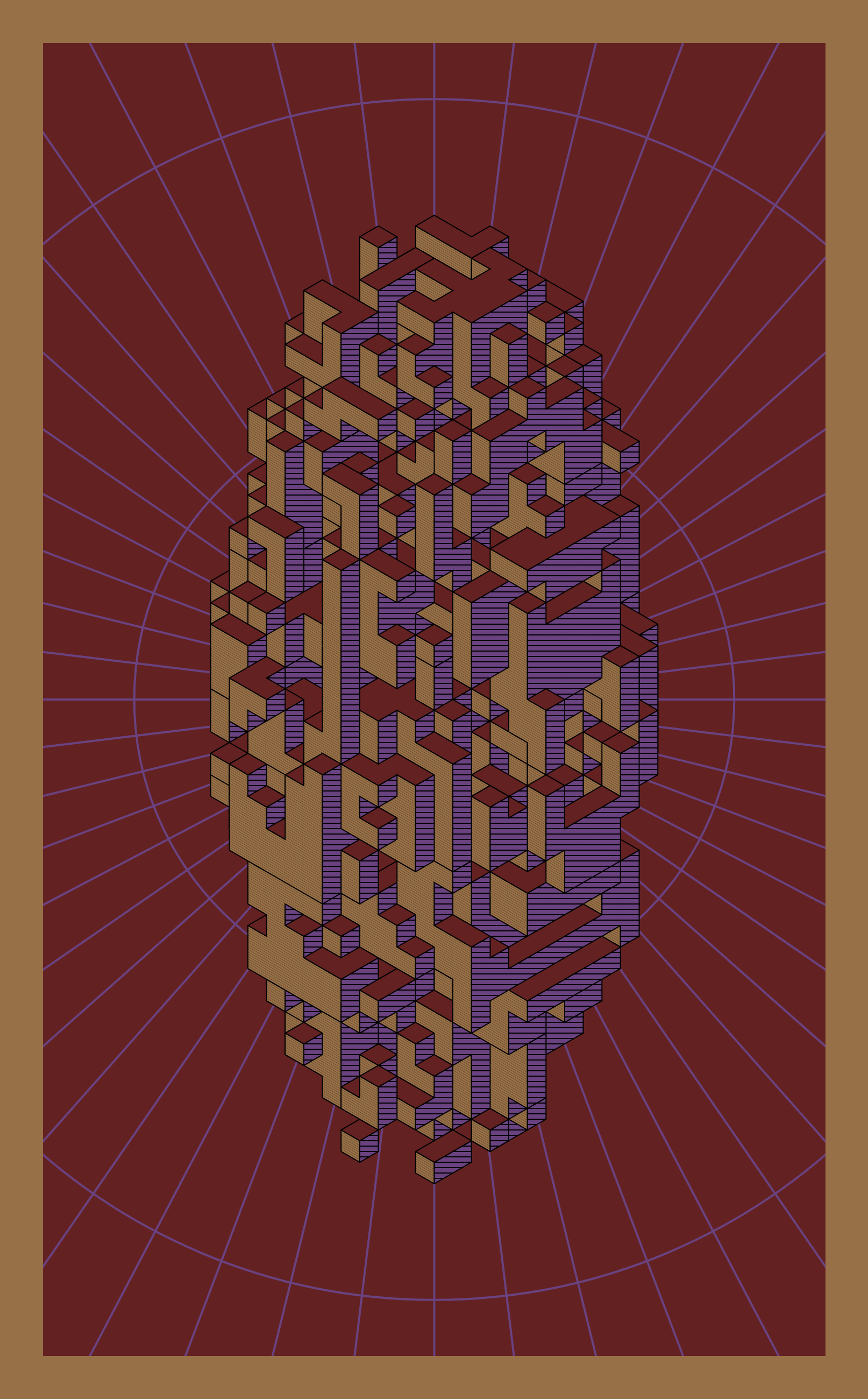 Corroding Cubes #14 static token preview