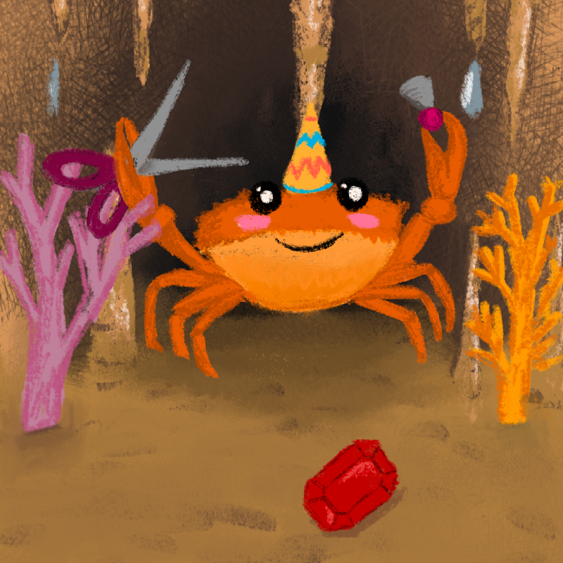 Silly Crab #6 static token preview