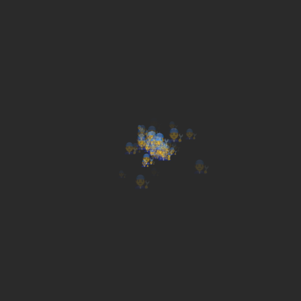 Emojies particle system #6 static token preview