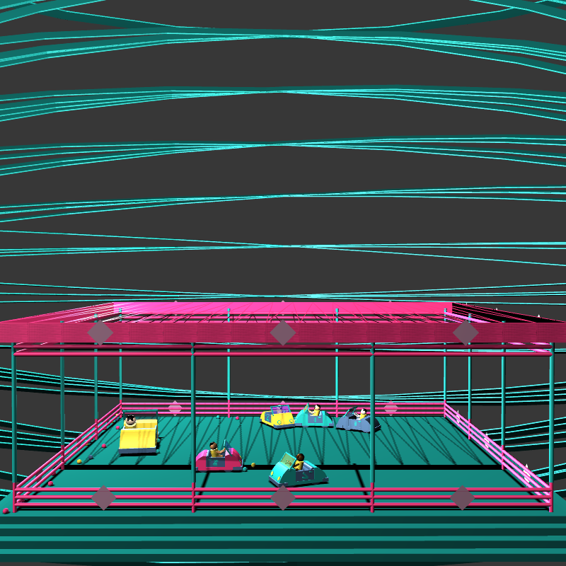 “Uncle Run” Fun Park: Bumper Car #3 static token preview