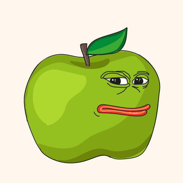 Pepe generative vegetables faces. #9 static token preview