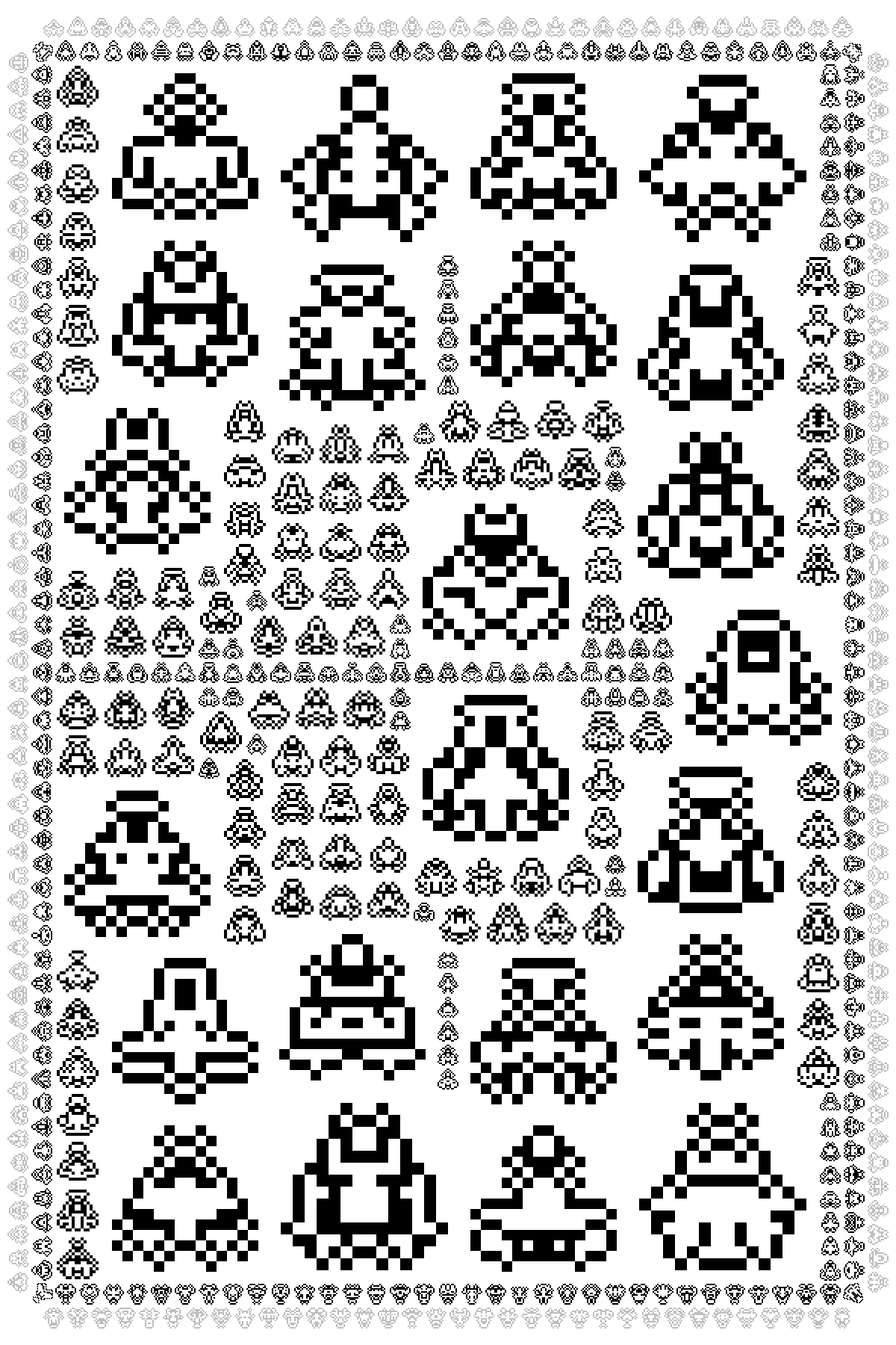 Pixel Spaceships #14 static token preview