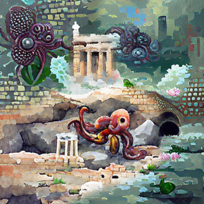 Octopus's Gardens and Ruins #17 static token preview