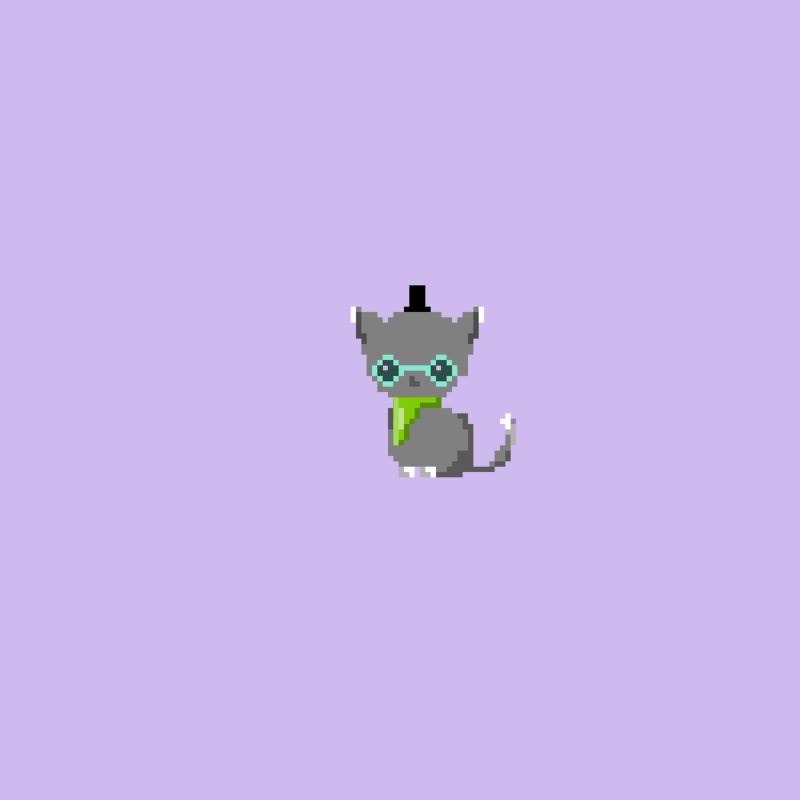 Pixel Cats #6 static token preview