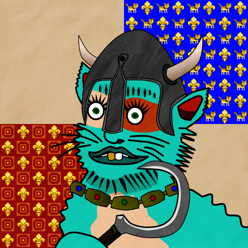 Famous Medieval Cat #1 static token preview