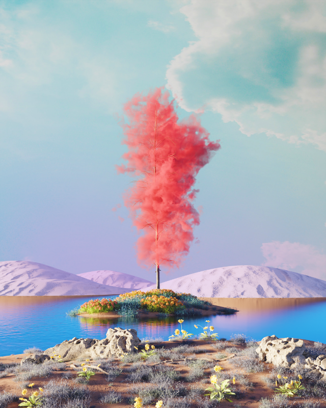 Cloudy desert #10 static token preview