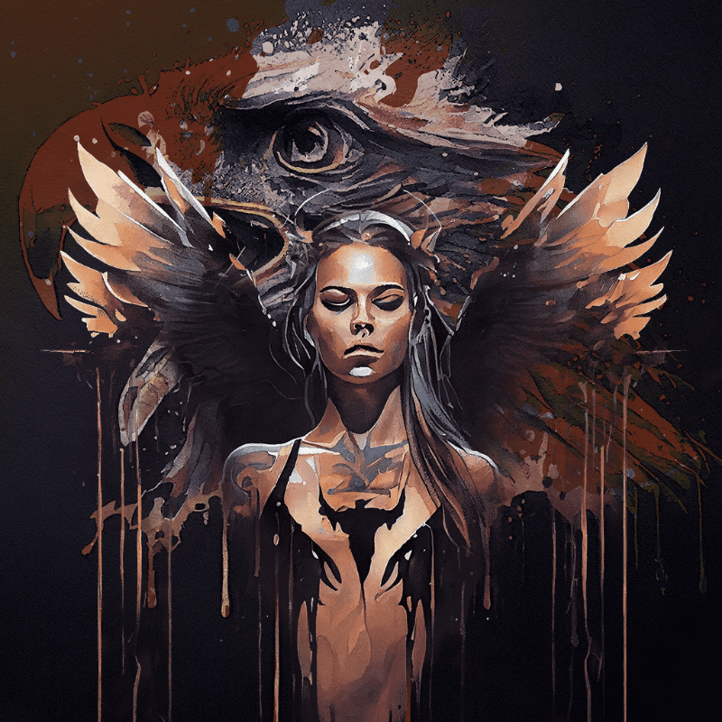 Hera and Eagle #1 static token preview