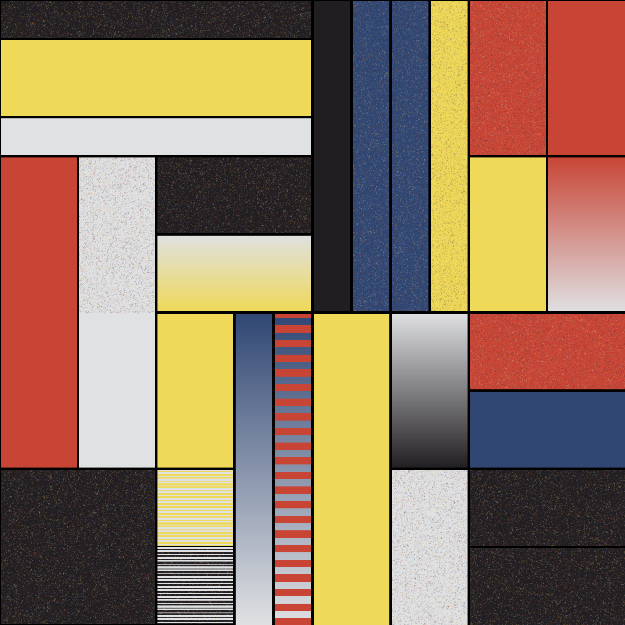 Agricultural Landscapes - Mondrian Edition #10 static token preview