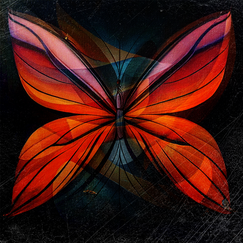 AI Butterfly #9 static token preview